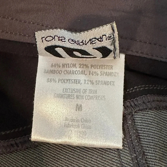 Louis Gatineau Cyclist Shorts Mens Gray Zipper Pocket Belted High Rise Shorts. - Picture 7 of 12